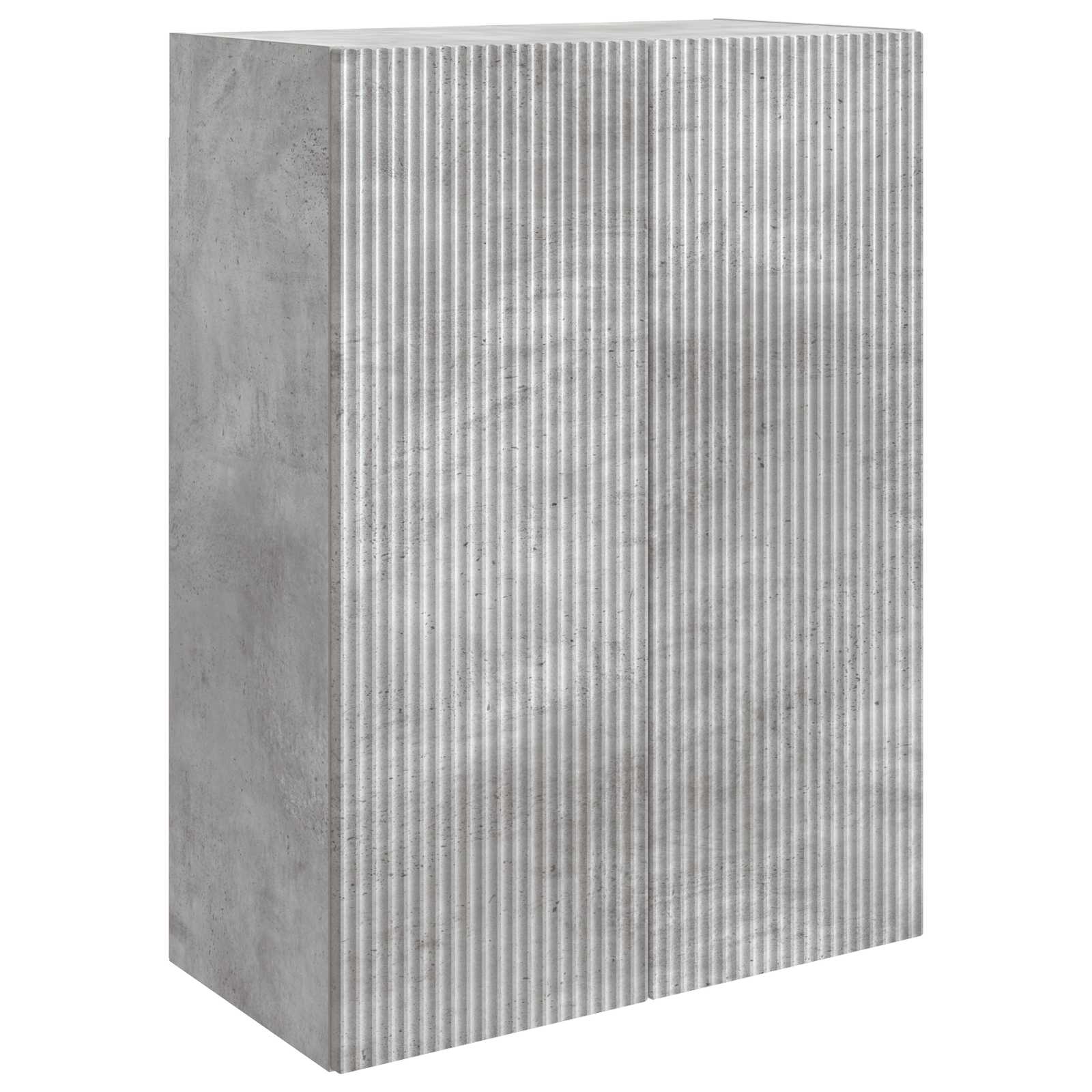 Prie sienos montuojama spinta Betono pilka 66 x 34,5 x 90 cm