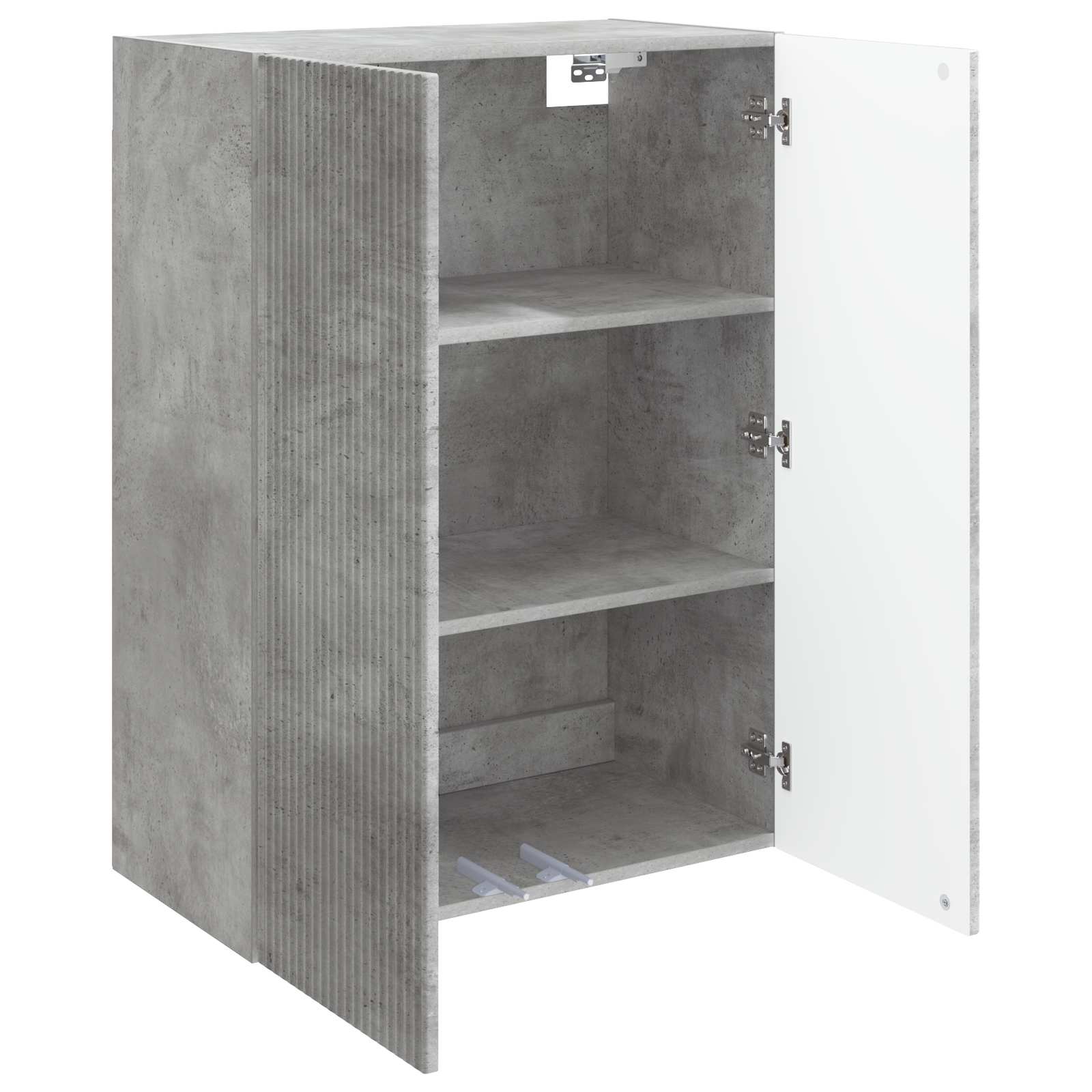 Prie sienos montuojama spinta Betono pilka 66 x 34,5 x 90 cm