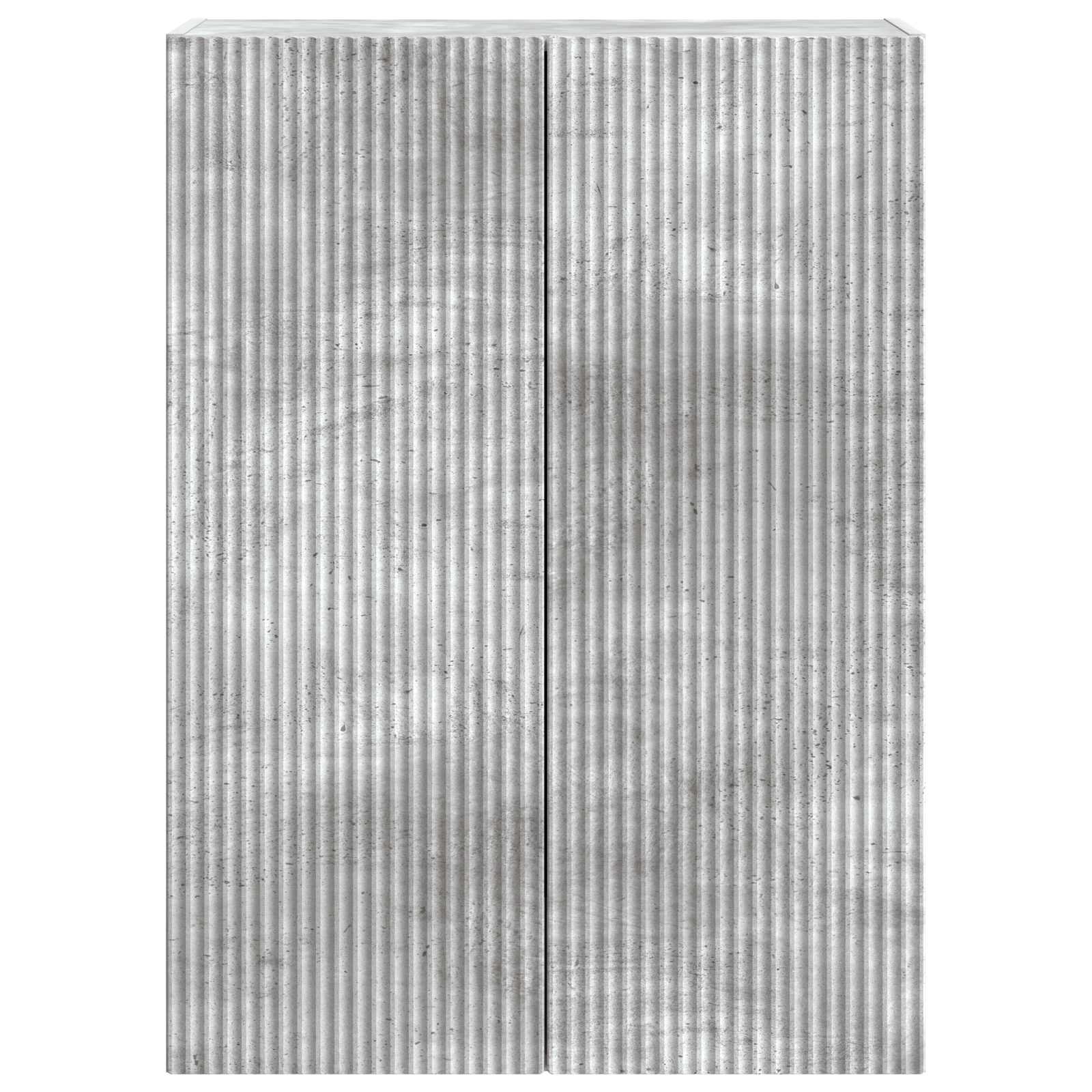 Prie sienos montuojama spinta Betono pilka 66 x 34,5 x 90 cm
