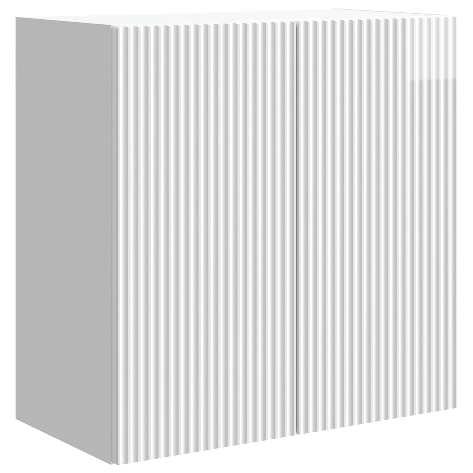 Prie sienos montuojama spinta Itin blizgi balta 59 x 31 x 60 cm