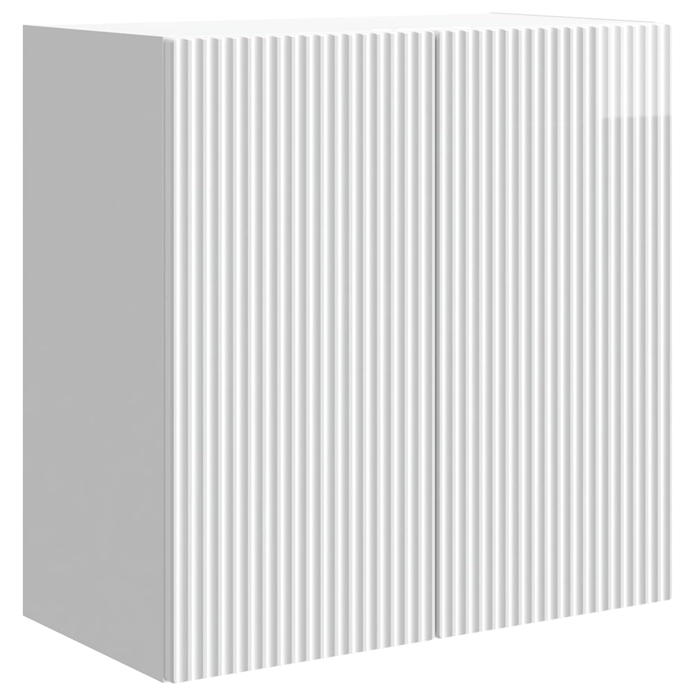 Prie sienos montuojama spinta Itin blizgi balta 59 x 31 x 60 cm