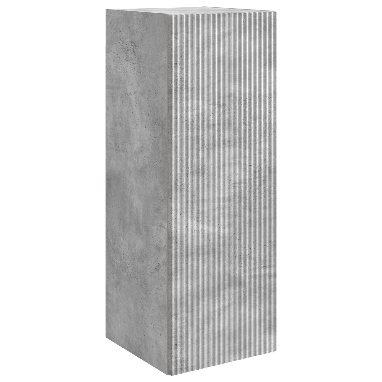 Prie sienos montuojama spinta Betono pilka 33 x 34,5 x 90 cm