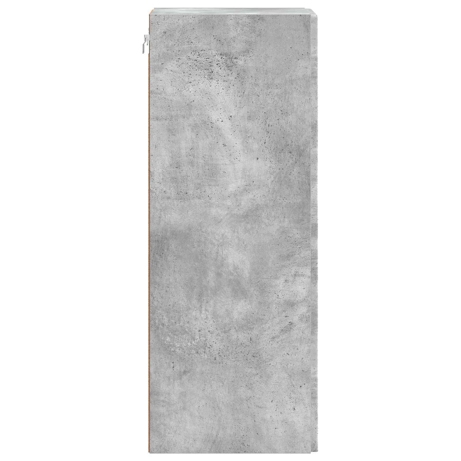 Prie sienos montuojama spinta Betono pilka 33 x 34,5 x 90 cm