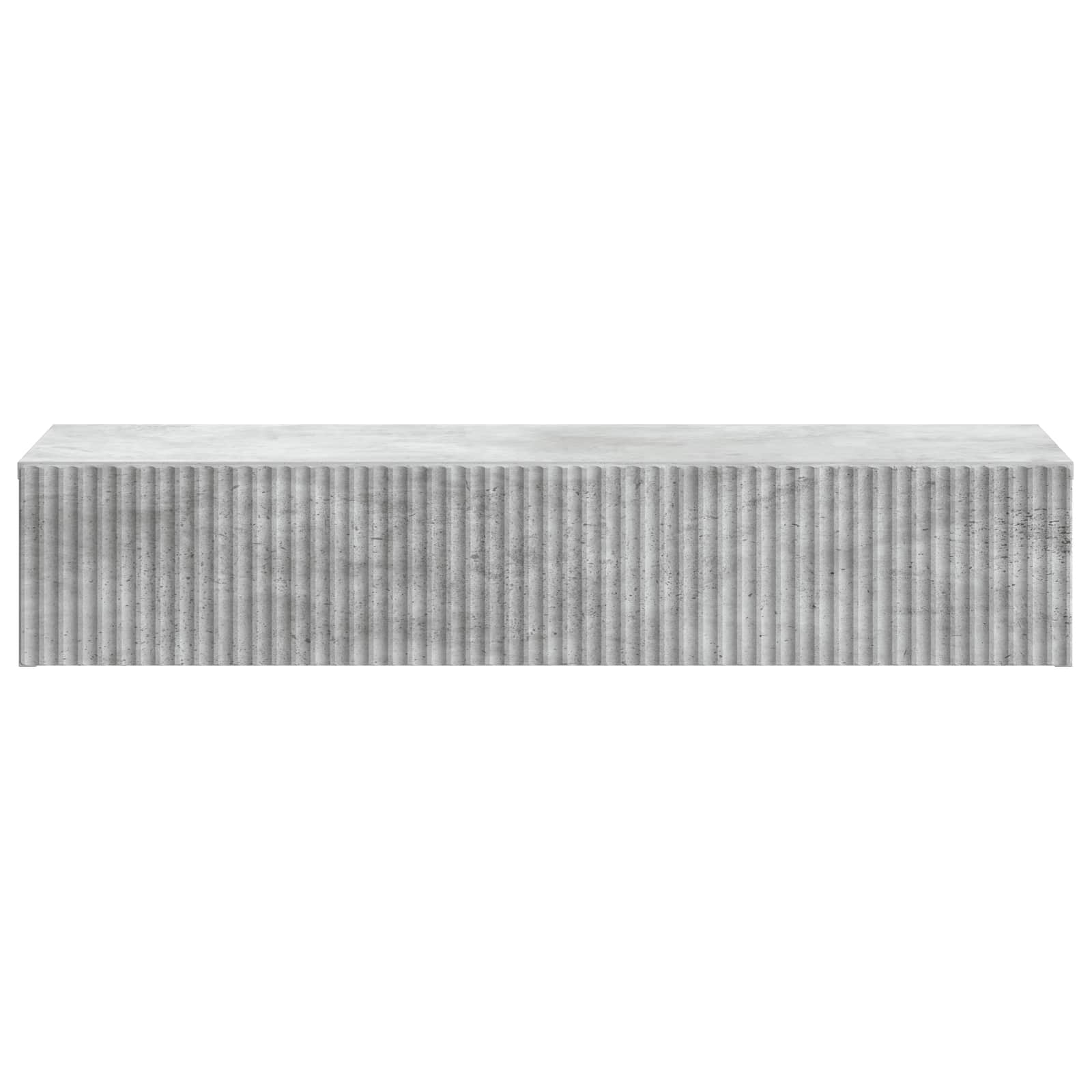 Sieninis šoninis staliukas Betono pilka 87,5 x 34,5 x 17 cm