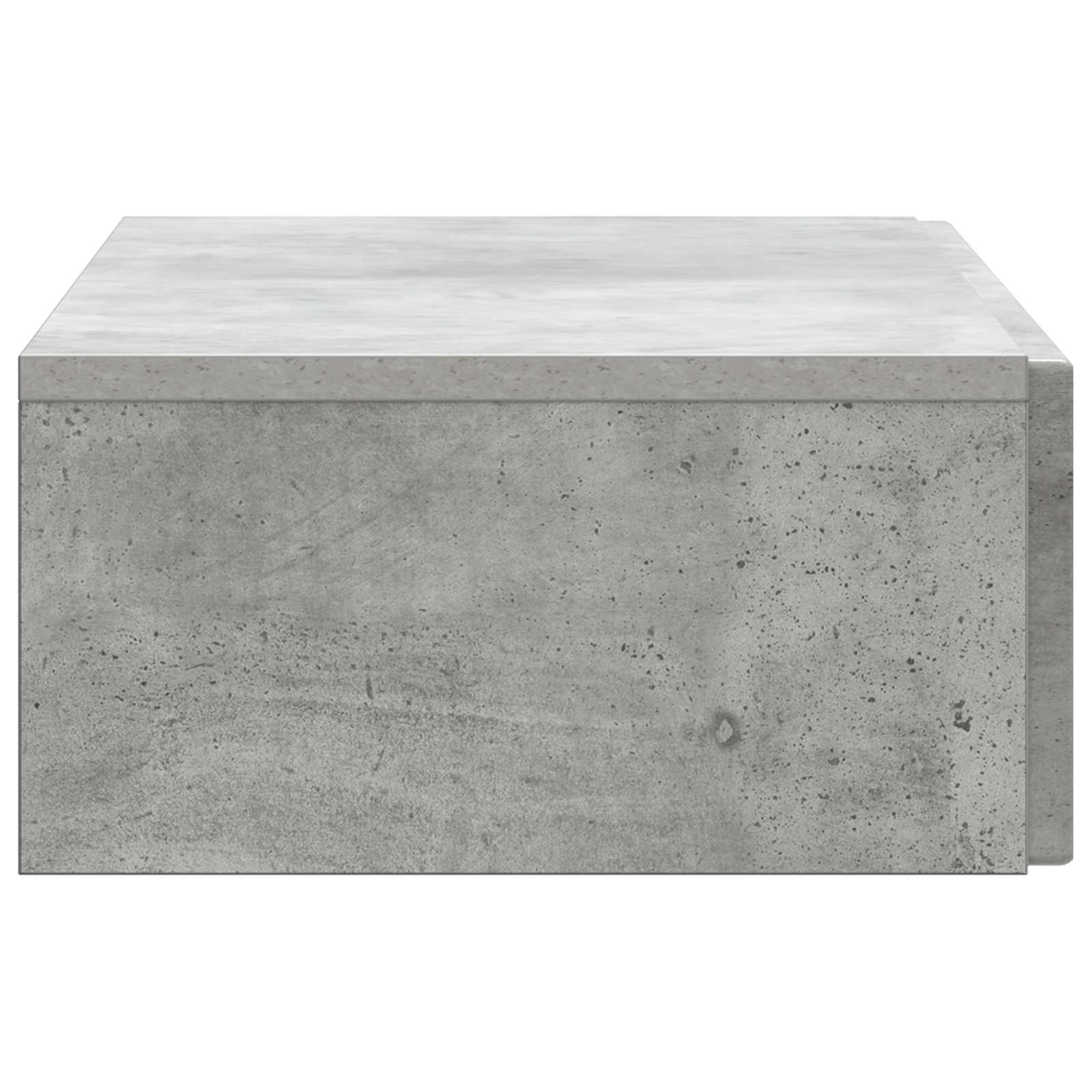 Sieninis šoninis staliukas Betono pilka 87,5 x 34,5 x 17 cm