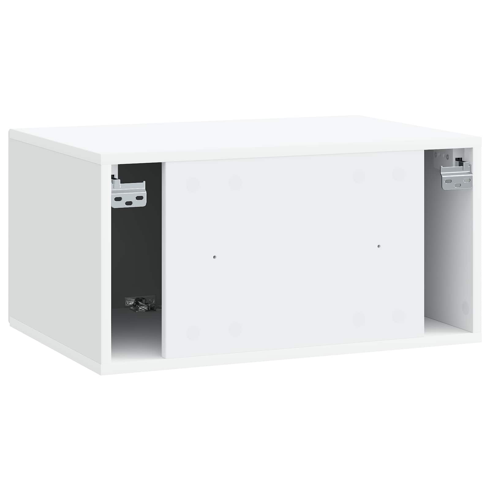Sieninė TV spintelė Balta 59,5 x 41 x 30 cm Apdirbta mediena