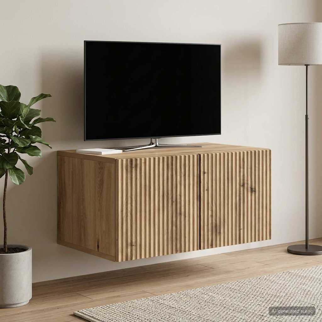 Sieninė TV spintelė Artisano ąžuolo 59,5 x 41 x 30 cm