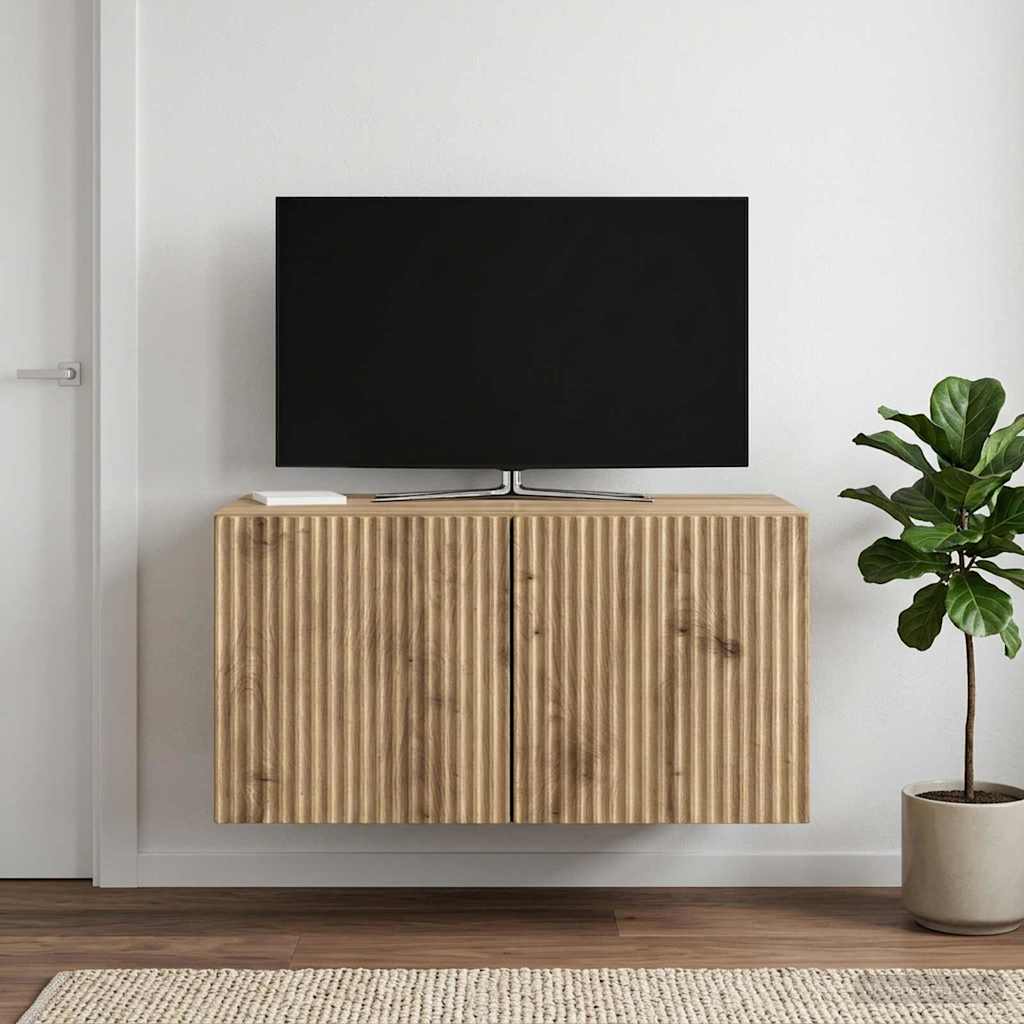 Sieninė TV spintelė Artisano ąžuolo 59,5 x 41 x 30 cm