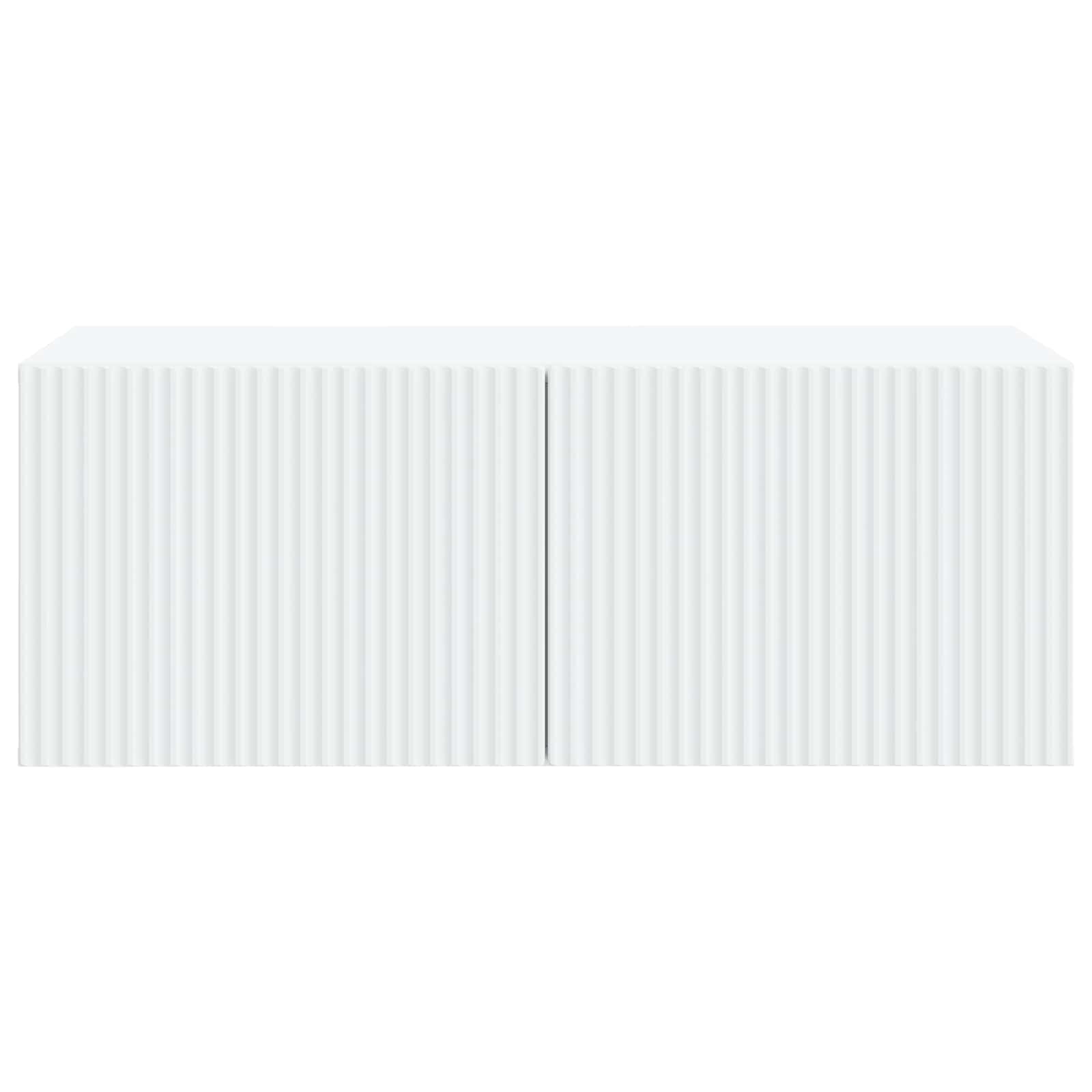 Sieninė TV spintelė Balta 78,5 x 41 x 30 cm Apdirbta mediena