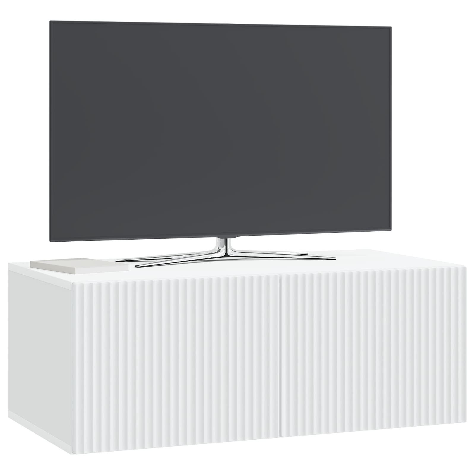 Sieninė TV spintelė Balta 78,5 x 41 x 30 cm Apdirbta mediena