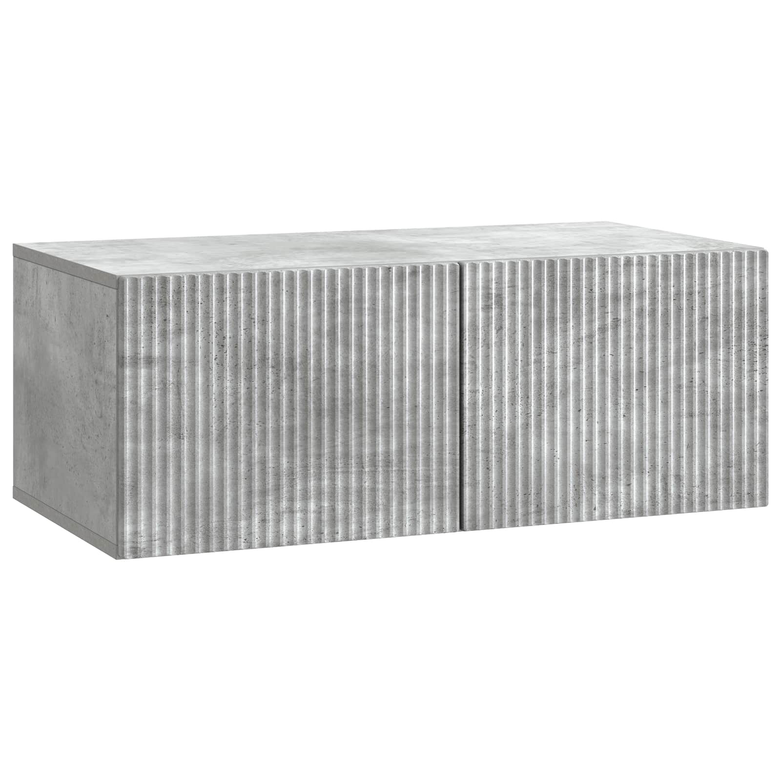 Sieninė TV spintelė Betono pilka 78,5 x 41 x 30 cm