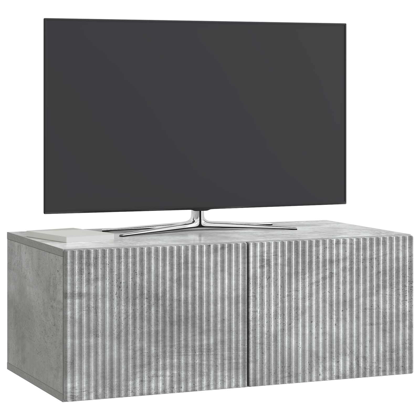Sieninė TV spintelė Betono pilka 78,5 x 41 x 30 cm