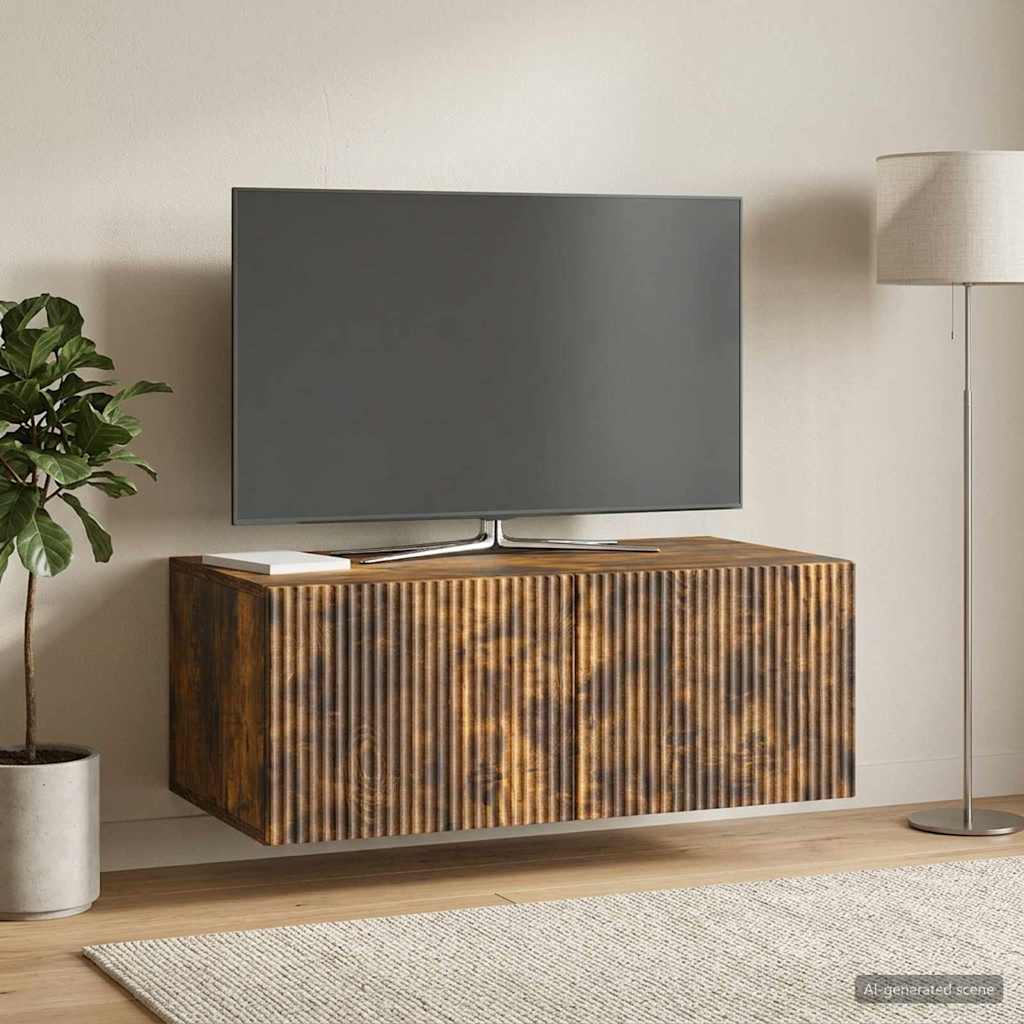 Sienas TV skapītis dūmu ozola 78,5 x 41 x 30 cm