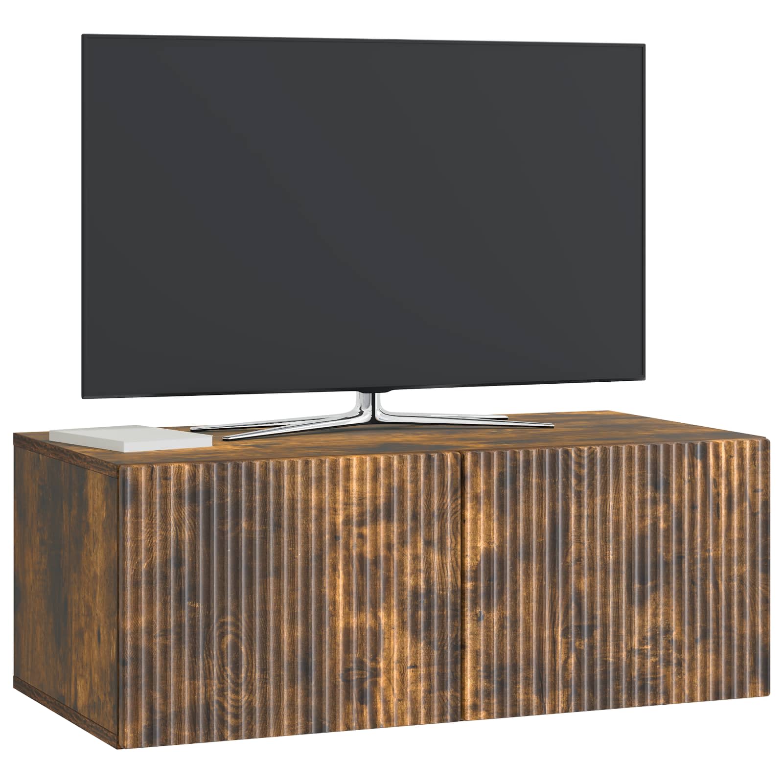 Sieninė TV spintelė Dūminio ąžuolo 78,5 x 41 x 30 cm