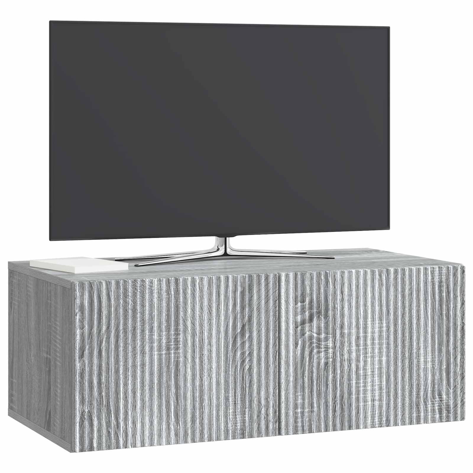 Sieninė TV spintelė Pilka sonoma ąžuolo 78,5 x 41 x 30 cm