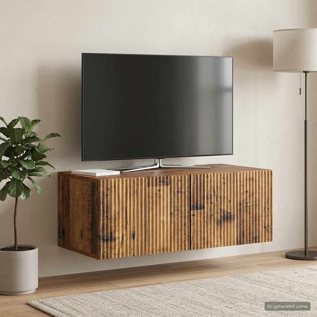 Sieninė TV spintelė Sendintos medienos 78,5 x 41 x 30 cm