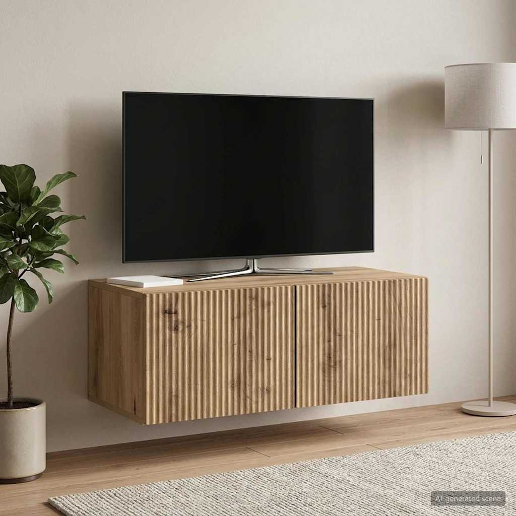 Sieninė TV spintelė Artisano ąžuolo 78,5 x 41 x 30 cm