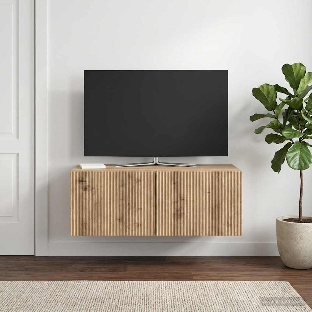 Sieninė TV spintelė Artisano ąžuolo 78,5 x 41 x 30 cm