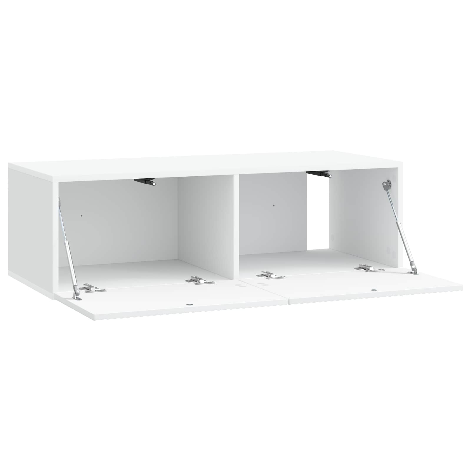 Sieninė TV spintelė Balta 98 x 41 x 30 cm Apdirbta mediena