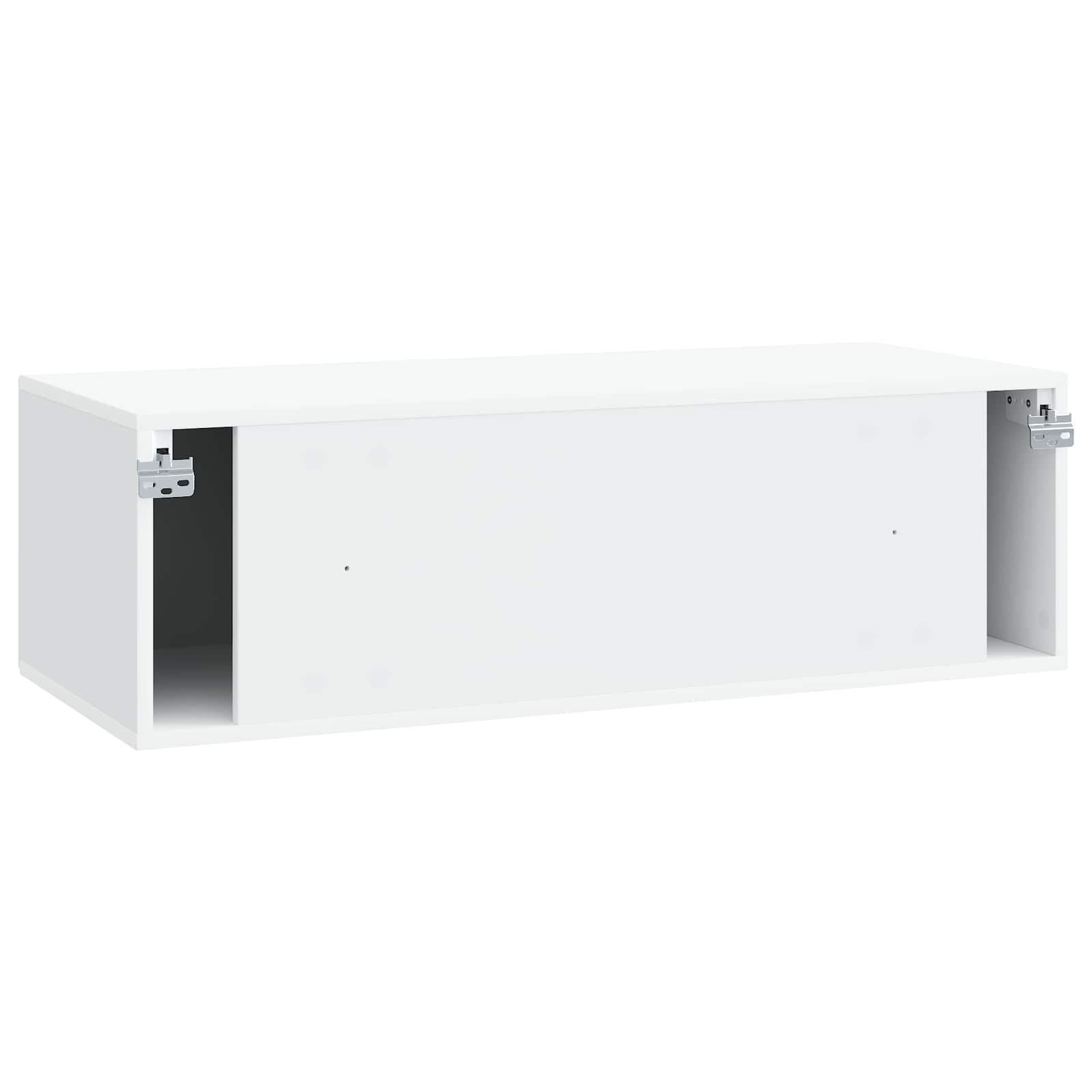 Sieninė TV spintelė Balta 98 x 41 x 30 cm Apdirbta mediena