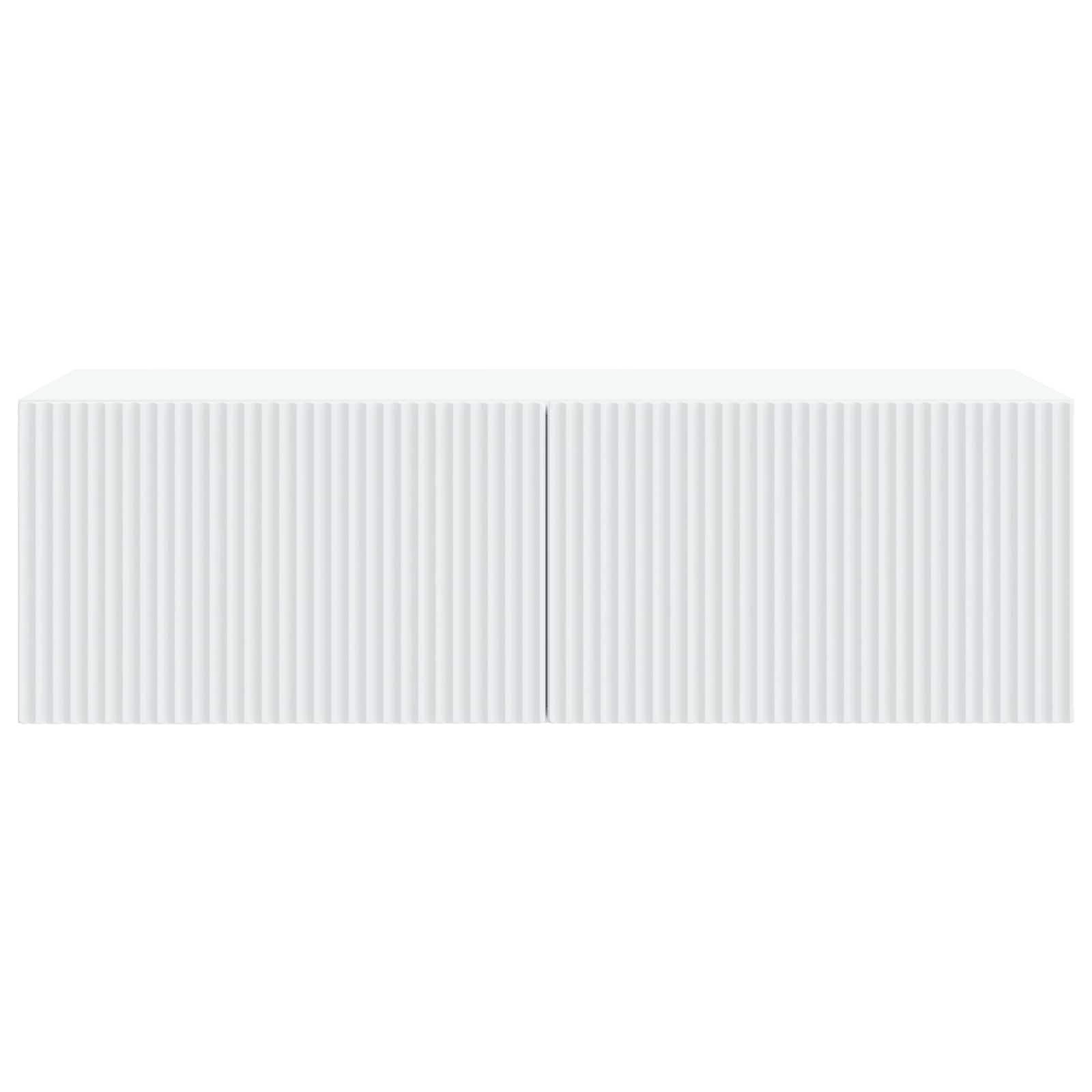 Sieninė TV spintelė Balta 98 x 41 x 30 cm Apdirbta mediena
