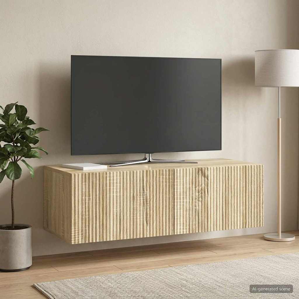 Sieninė TV spintelė Sonoma ąžuolas 98 x 41 x 30 cm