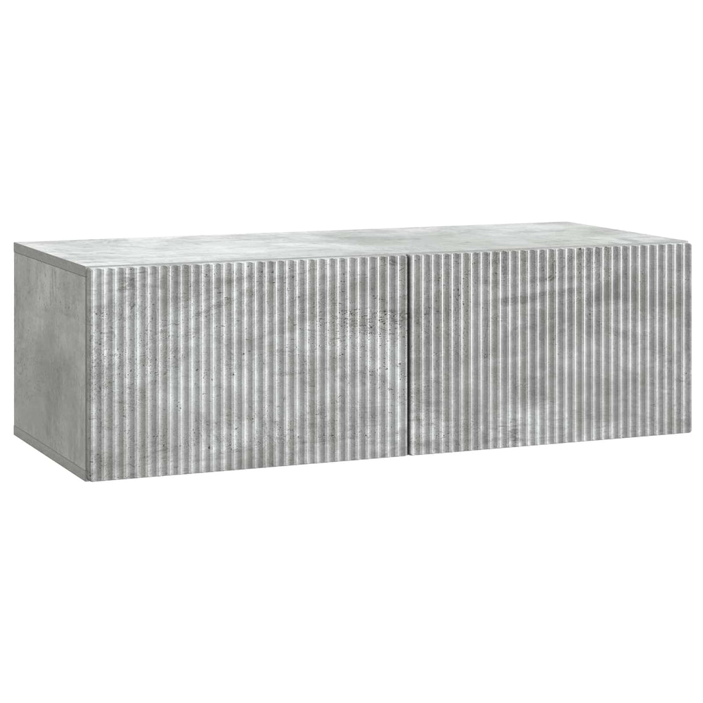 Sieninė TV spintelė Betono pilka 98 x 41 x 30 cm