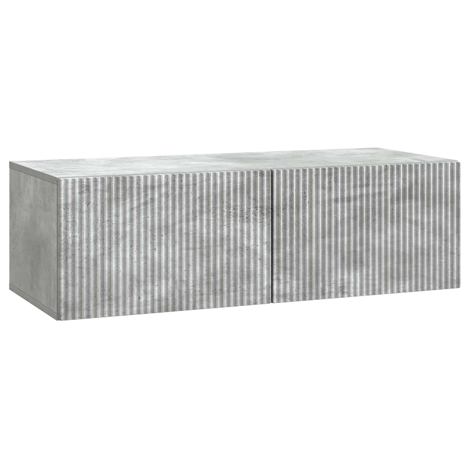 Sieninė TV spintelė Betono pilka 98 x 41 x 30 cm