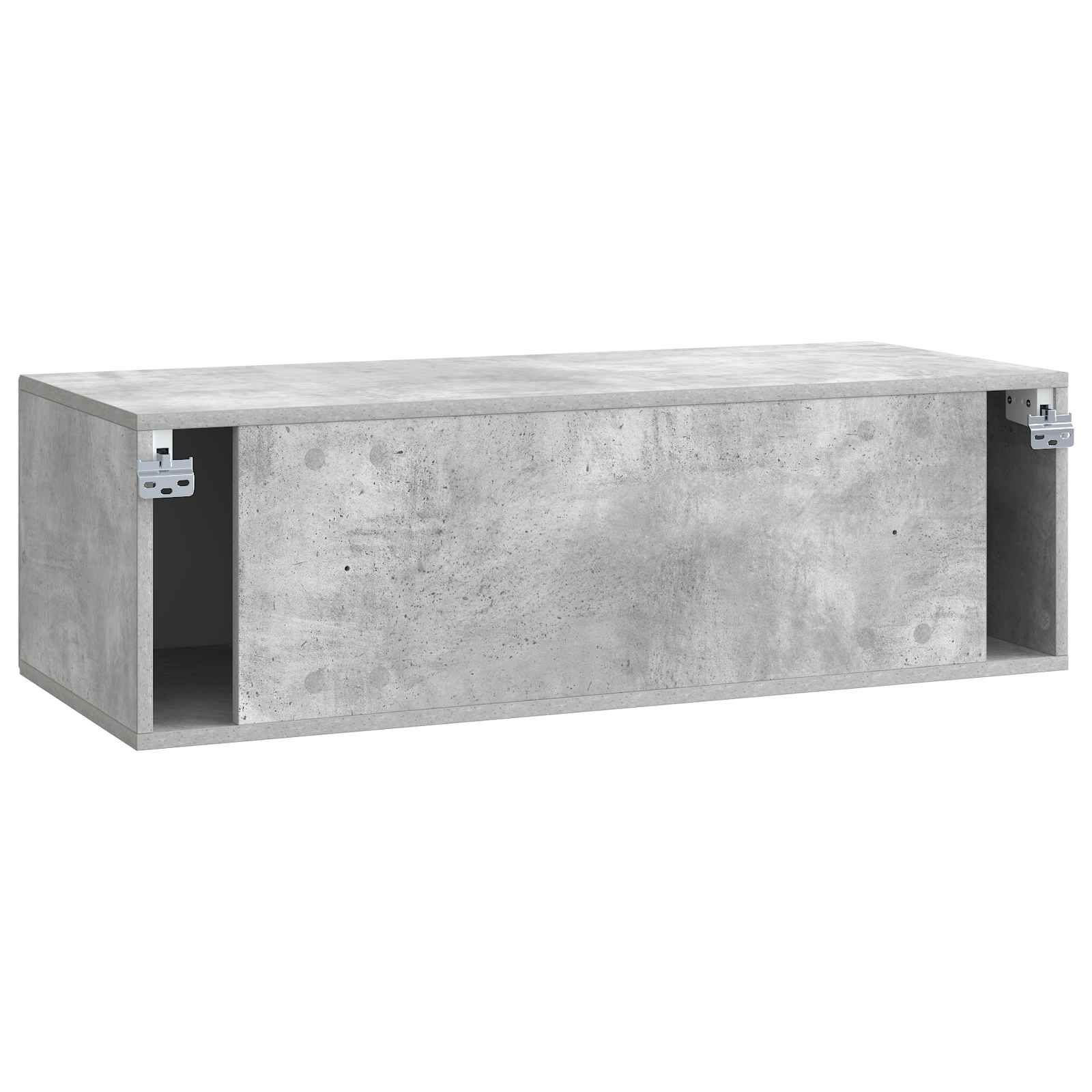 Sieninė TV spintelė Betono pilka 98 x 41 x 30 cm