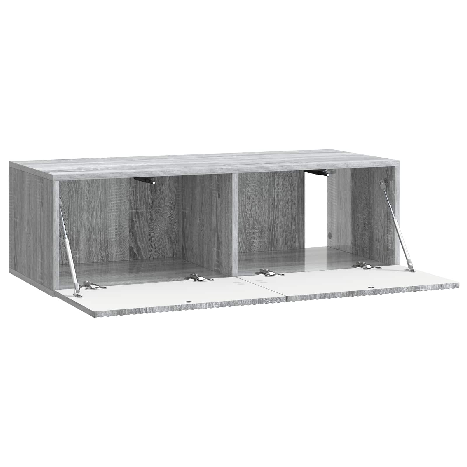 Sieninė TV spintelė Pilka sonoma ąžuolo 98 x 41 x 30 cm