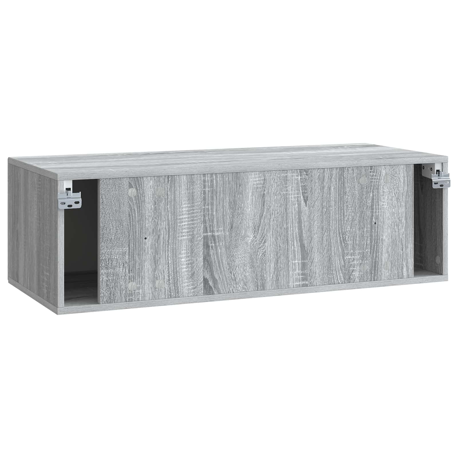 Sieninė TV spintelė Pilka sonoma ąžuolo 98 x 41 x 30 cm
