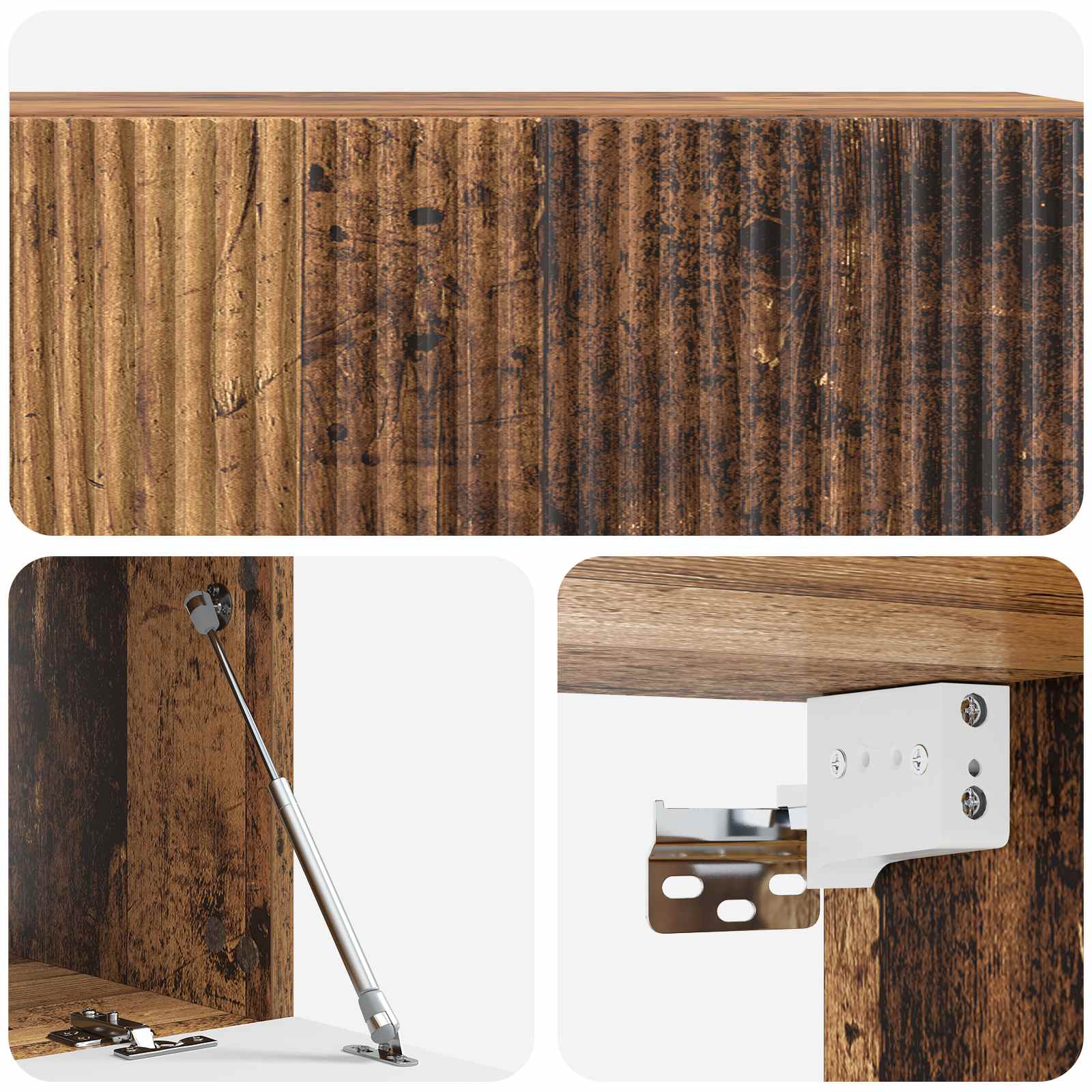 Sieninė TV spintelė Sendintos medienos 98 x 41 x 30 cm