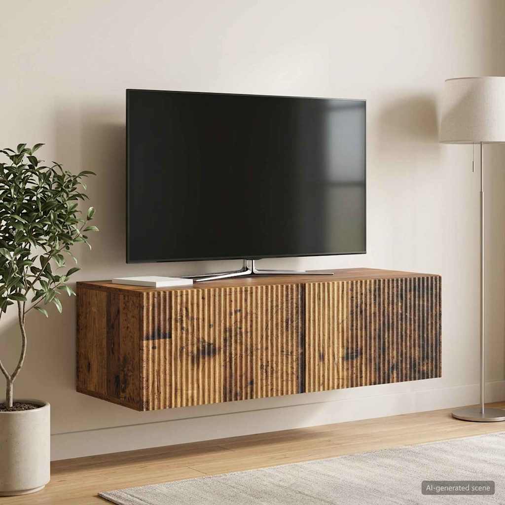 Sieninė TV spintelė Sendintos medienos 98 x 41 x 30 cm