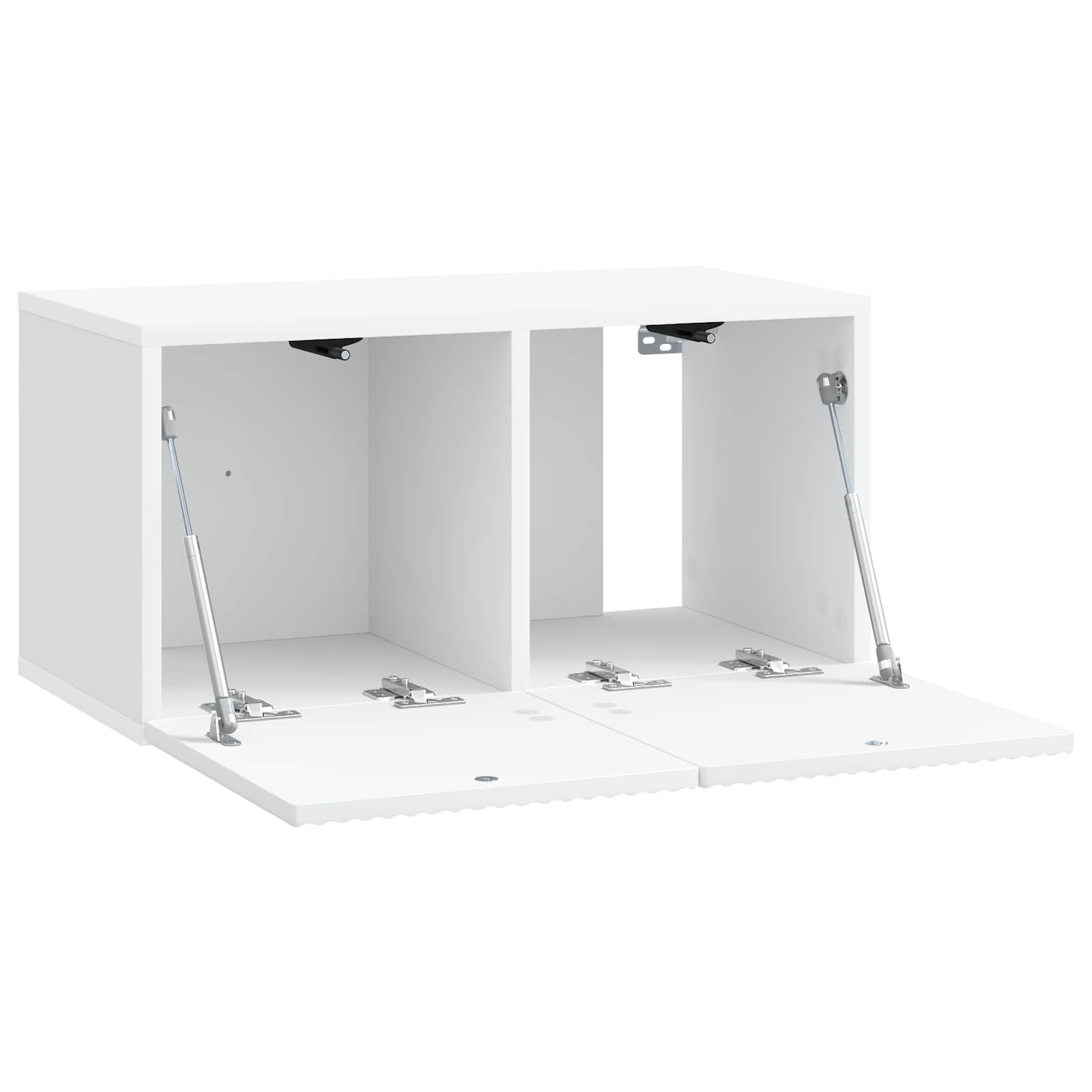 Sieninė TV spintelė Balta 59,5 x 31 x 30 cm Apdirbta mediena