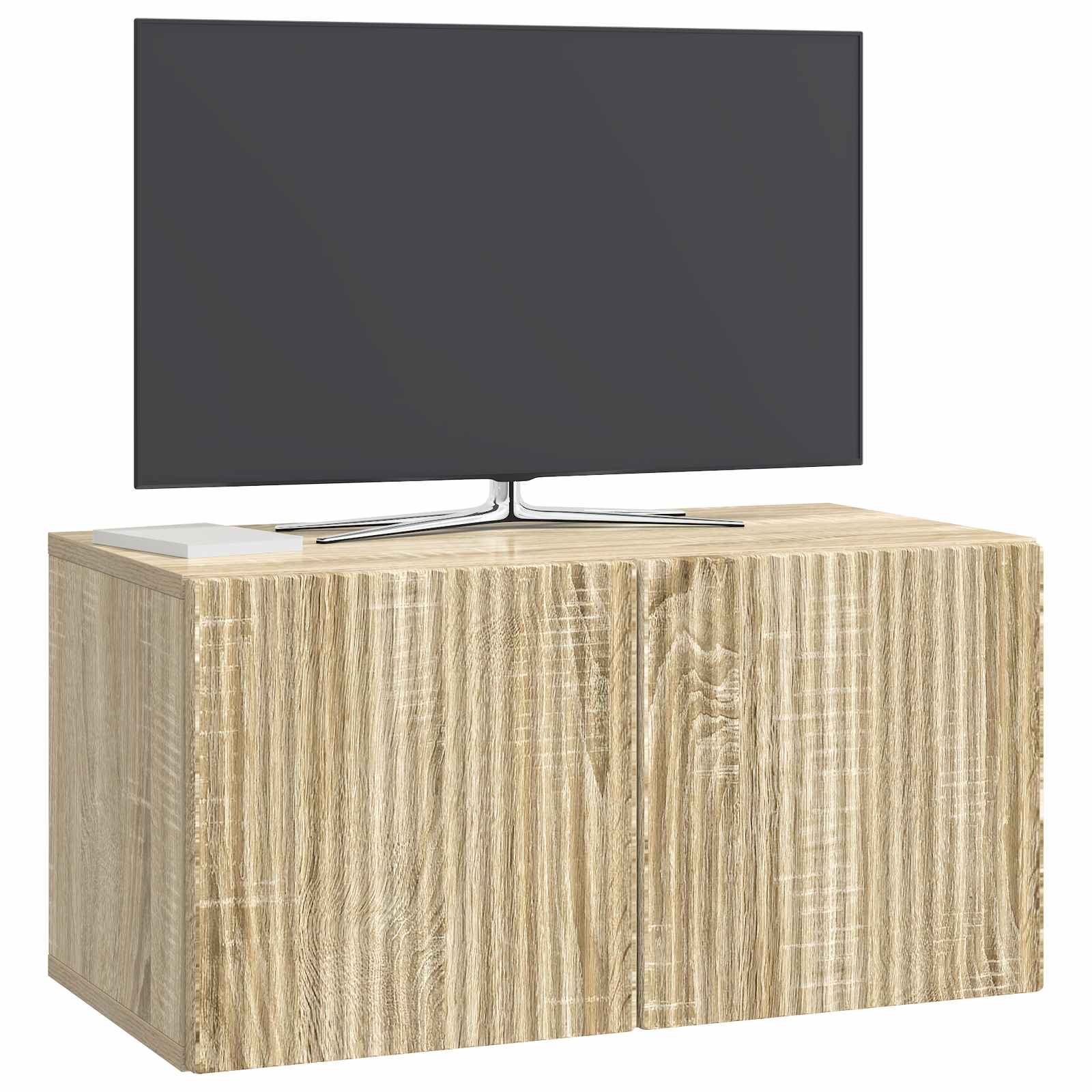 Pie sienas stiprināms TV skapītis ozolkoka Sonoma 59,5 x 31 x 30 cm