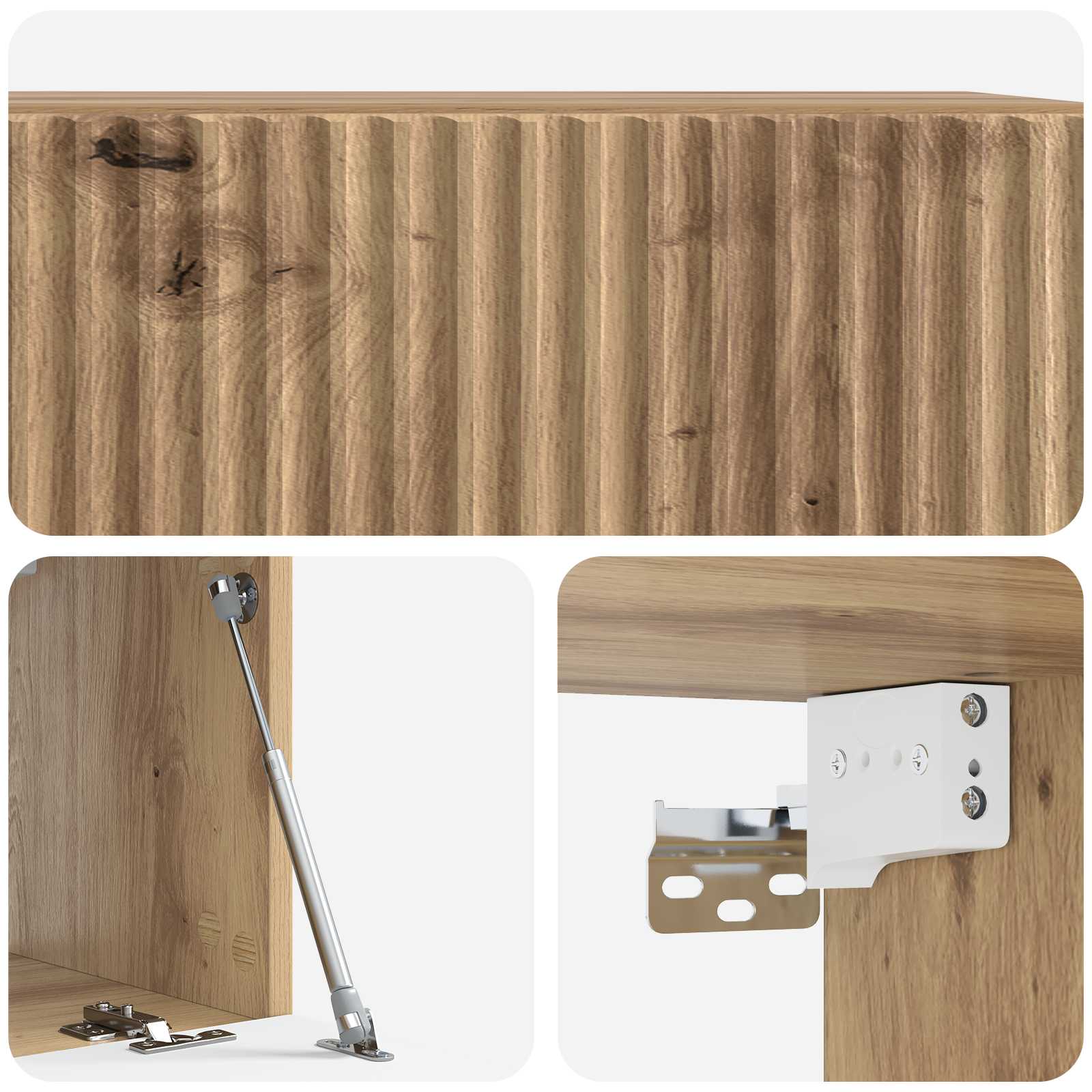 Sienas TV skapītis Artisano ozols 59,5 x 31 x 30 cm