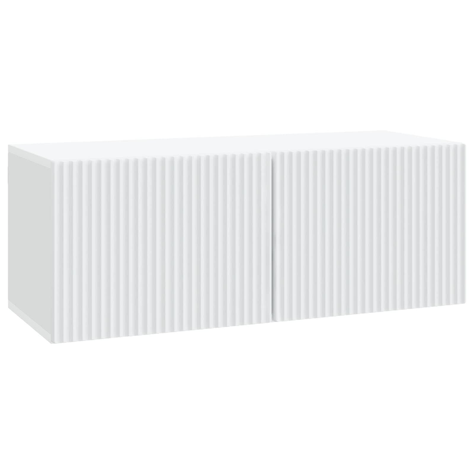 Sieninė TV spintelė Balta 78,5 x 31 x 30 cm Apdirbta mediena