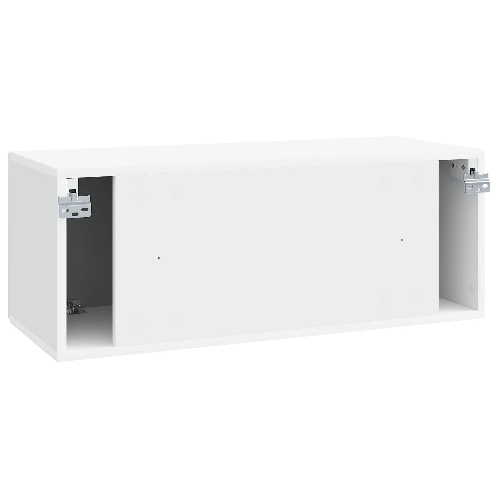 Sieninė TV spintelė Balta 78,5 x 31 x 30 cm Apdirbta mediena