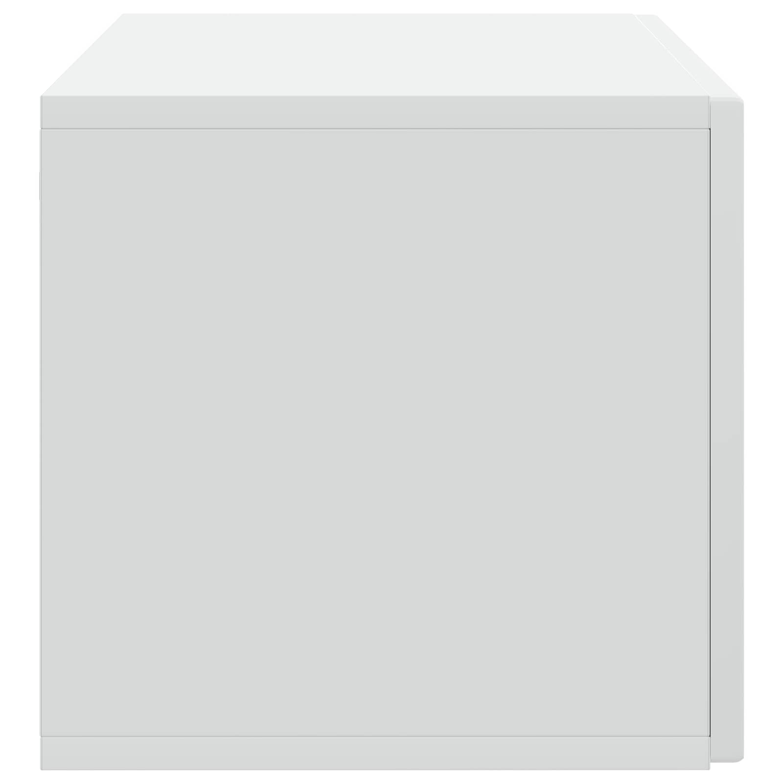 Sieninė TV spintelė Balta 78,5 x 31 x 30 cm Apdirbta mediena