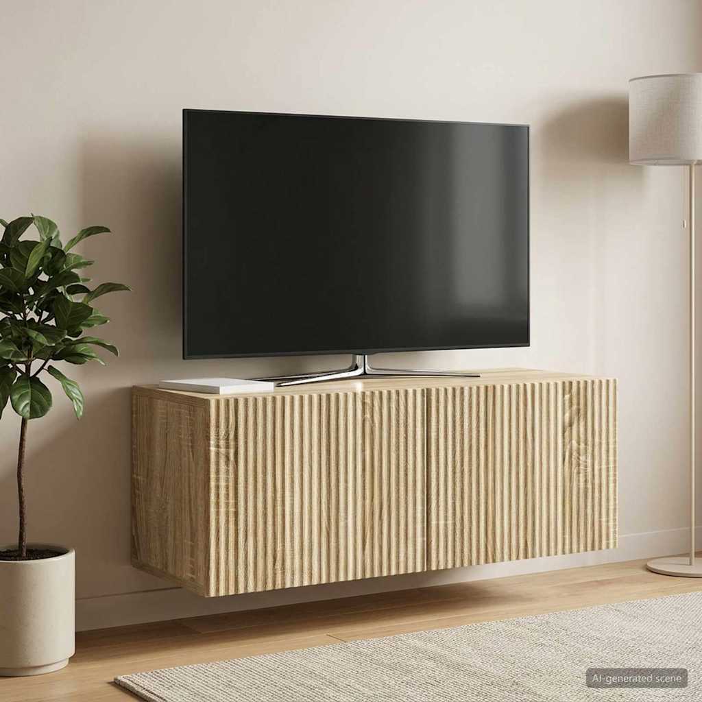 Sienas TV skapītis, ozols Sonoma, 78,5 x 31 x 30 cm