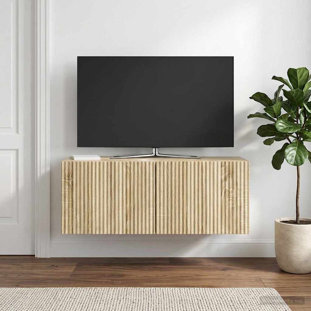 Sienas TV skapītis, ozols Sonoma, 78,5 x 31 x 30 cm