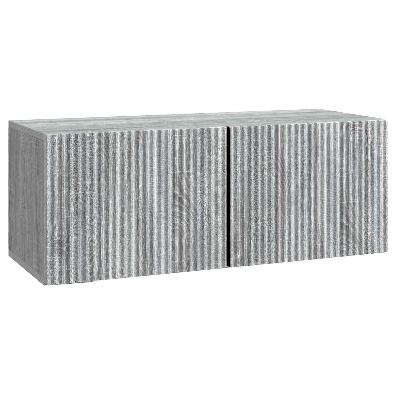 Sieninė TV spintelė Pilka sonoma ąžuolo 78,5 x 31 x 30 cm