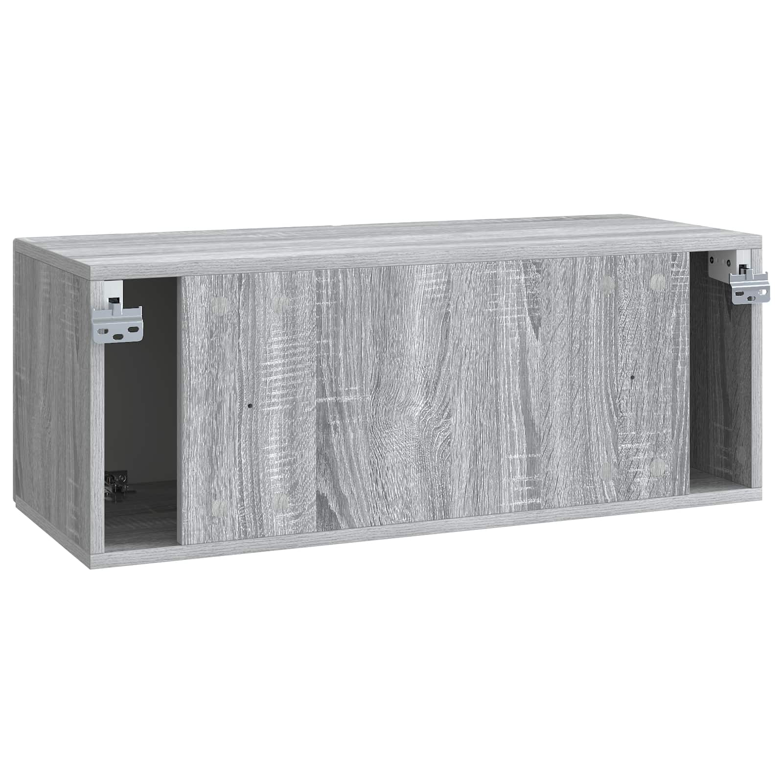 Sieninė TV spintelė Pilka sonoma ąžuolo 78,5 x 31 x 30 cm