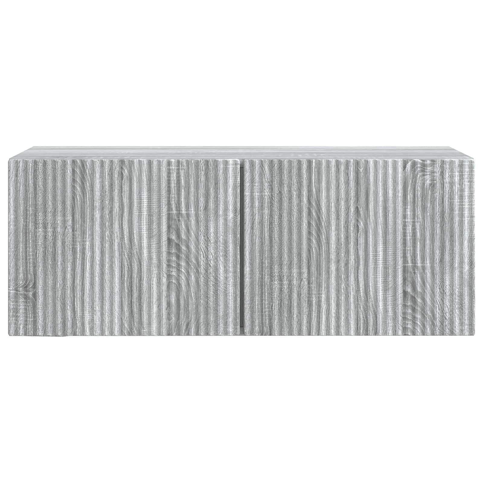 Sieninė TV spintelė Pilka sonoma ąžuolo 78,5 x 31 x 30 cm