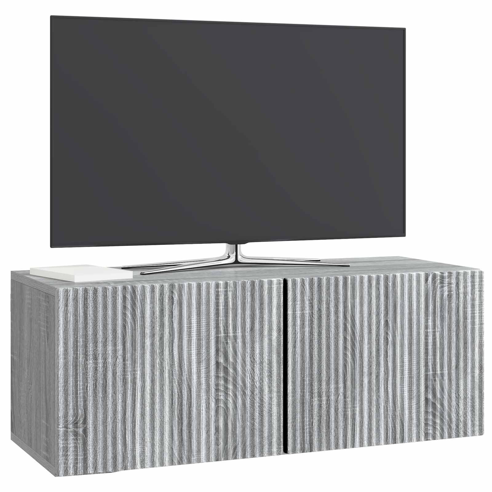 Sieninė TV spintelė Pilka sonoma ąžuolo 78,5 x 31 x 30 cm