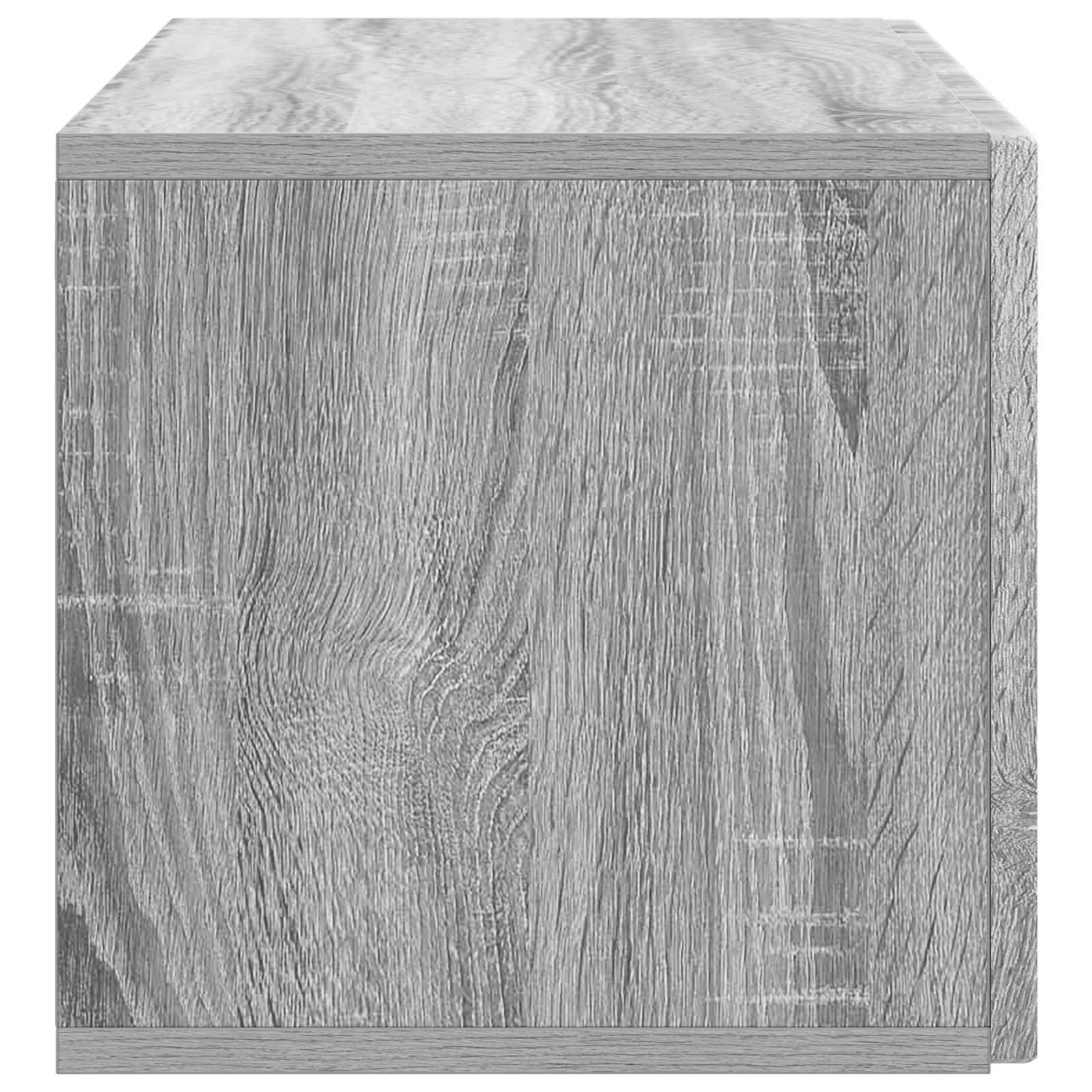Sieninė TV spintelė Pilka sonoma ąžuolo 78,5 x 31 x 30 cm