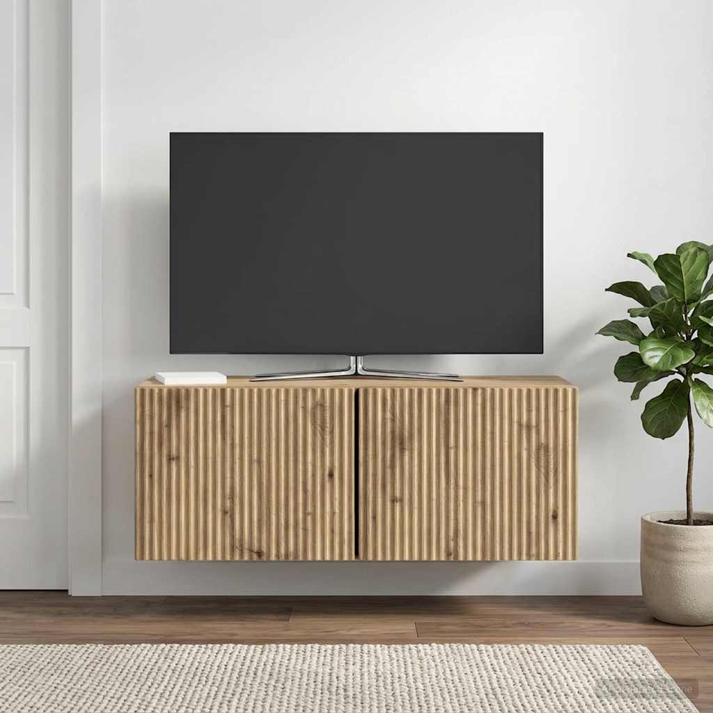 Sieninė TV spintelė Artisano ąžuolo 78,5 x 31 x 30 cm