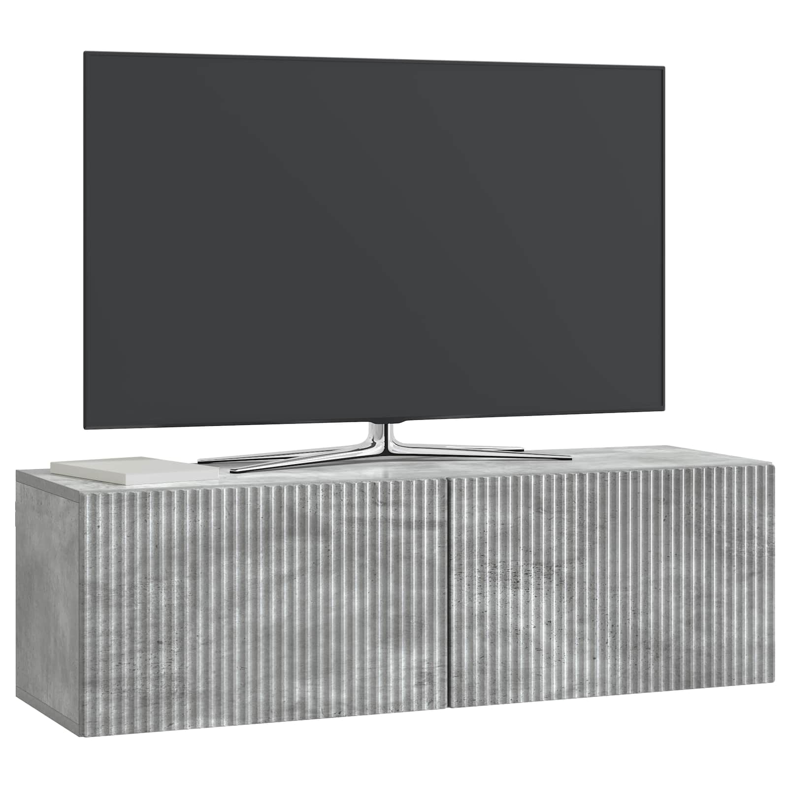 Sienas TV skapis Pelēks betons 98 x 31 x 30 cm