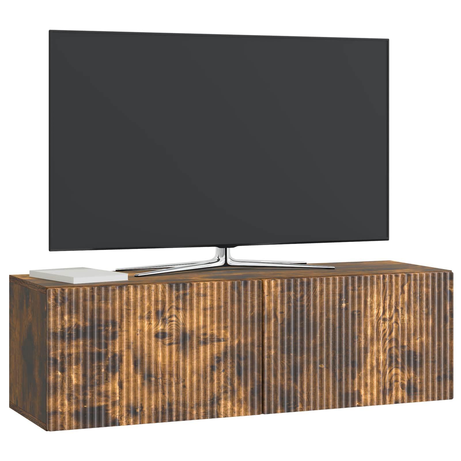 Sieninė TV spintelė Dūminio ąžuolo 98 x 31 x 30 cm