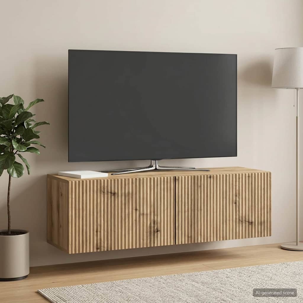 Sieninė TV spintelė Artisano ąžuolo 98 x 31 x 30 cm